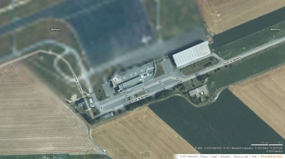 Reims Air Base via bing Maps