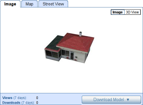 202 S Neil St, Champaign, IL, US, 3D Warehouse Screenshot