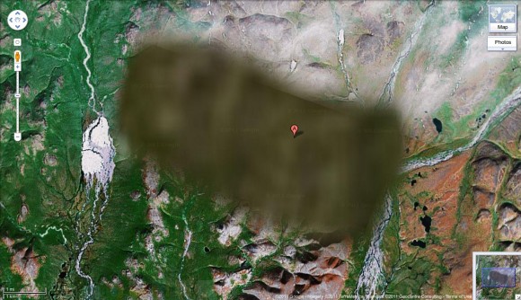 Chukotka location via Google Maps