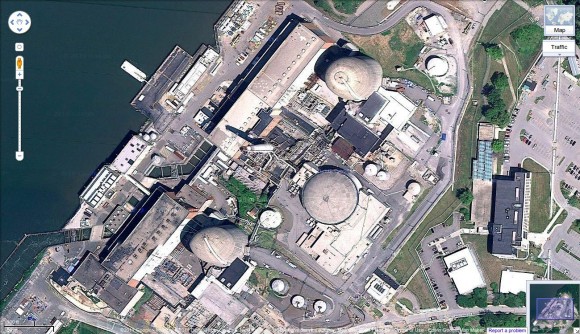 Indian Point via Google Maps