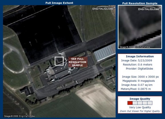 Reims Air Base via Terraserver