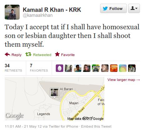 Tweet by KRK